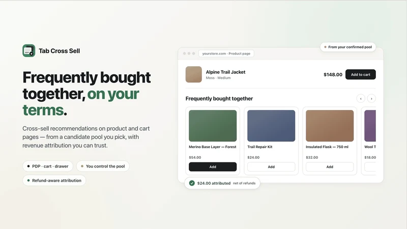 Tab Upsell & Bundles