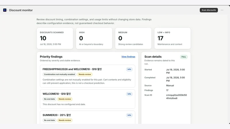StackLens: Discount Monitor