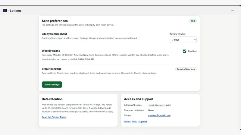 StackLens: Discount Monitor