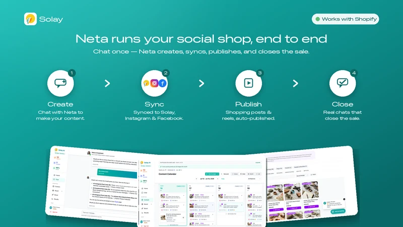 Solay: AI shop & marketing