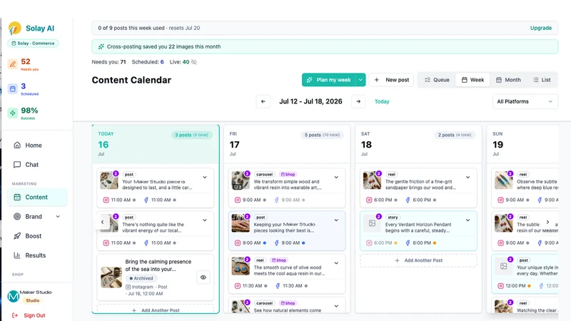 Solay: AI shop & marketing