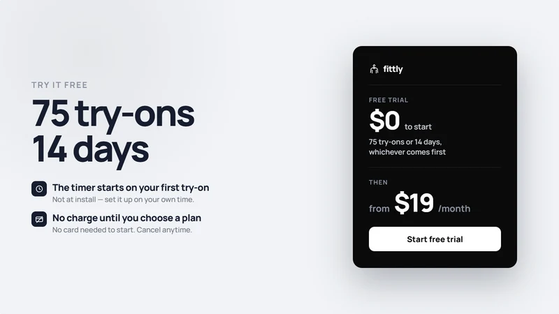 Fittly: Try‑On & Size Guide