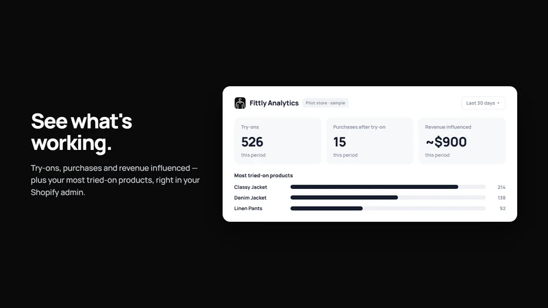 Fittly: Try‑On & Size Guide
