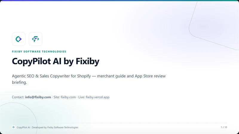 CopyPilot AI
