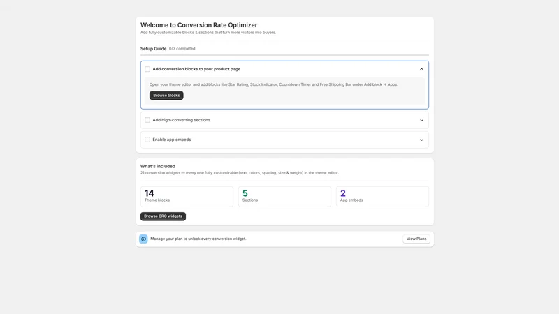 Conversion Rate Optimizer
