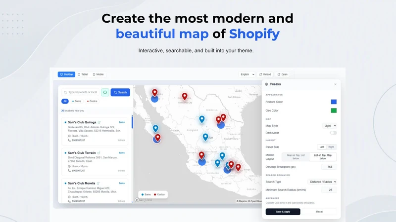 XTMaps ‑ Store Locator