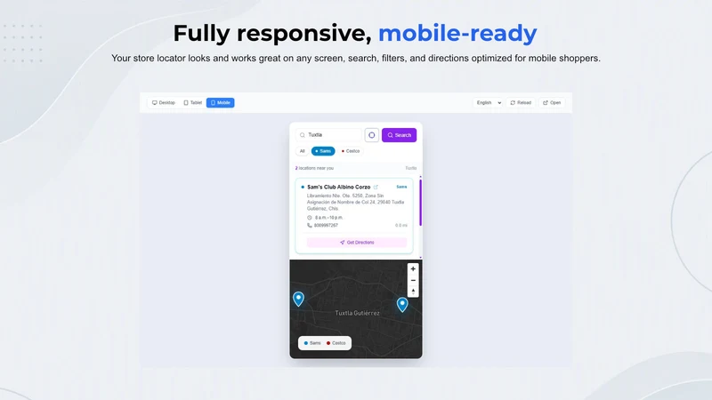 XTMaps ‑ Store Locator