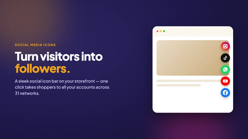 Iconfy ‑ Social Tool
