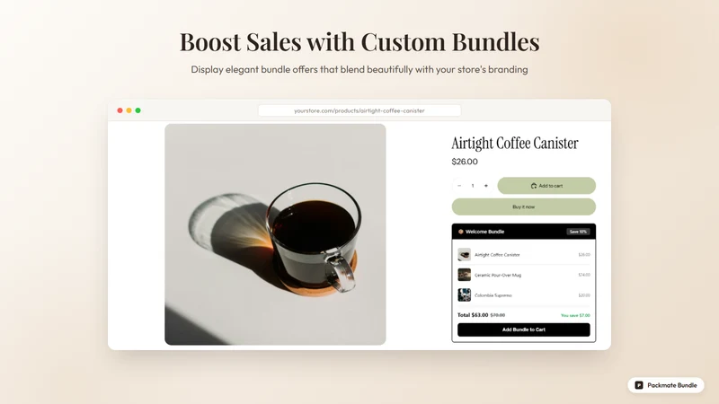 Packmate ‑ Bundles & BOGO
