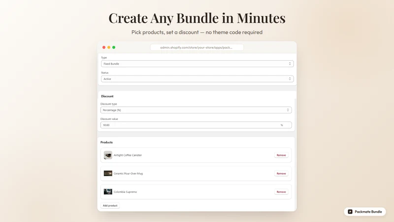 Packmate ‑ Bundles & BOGO