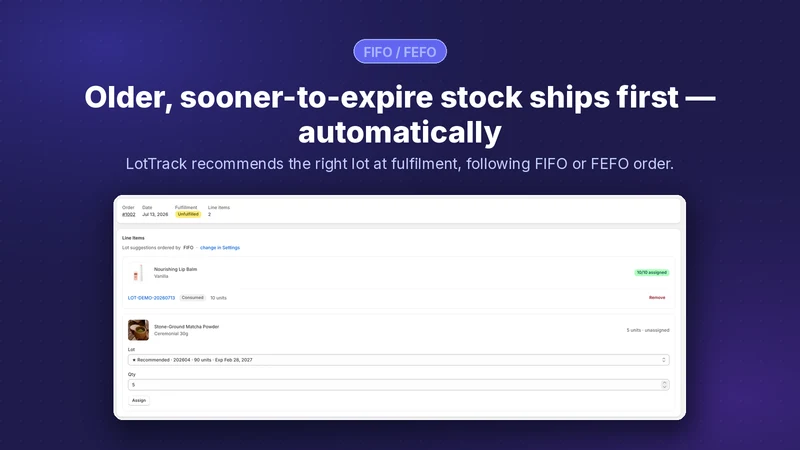 LotTrack: Batch & Lot Tracking