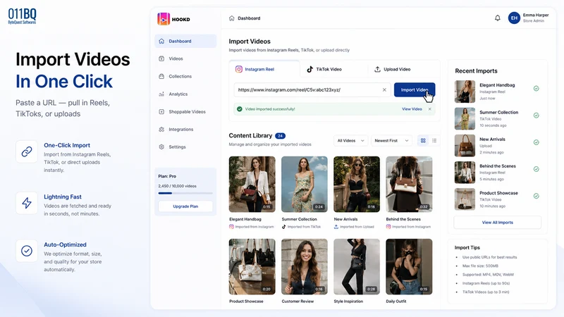 Hookd ‑ Shoppable UGC Reels
