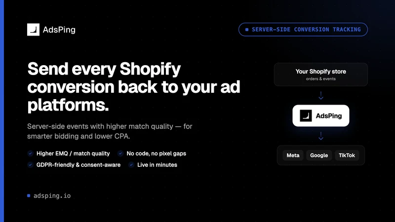 AdsPing: Conversion Tracking