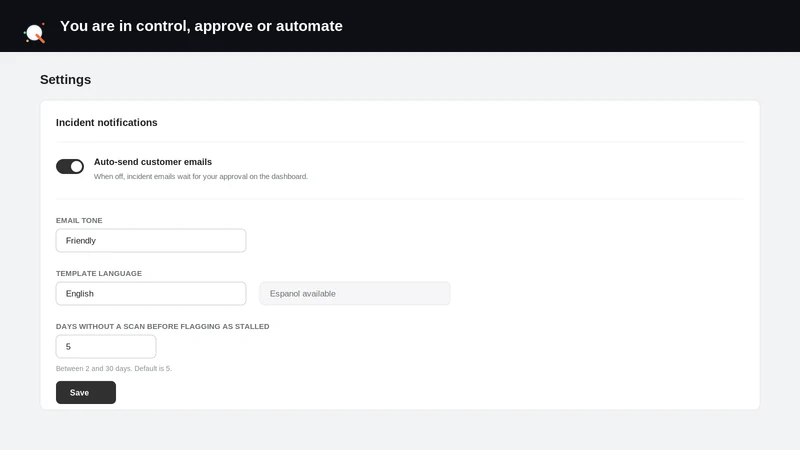 Qonoro Shipping Triage