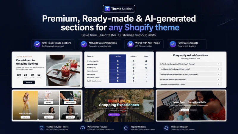 Qlix: Theme Sections
