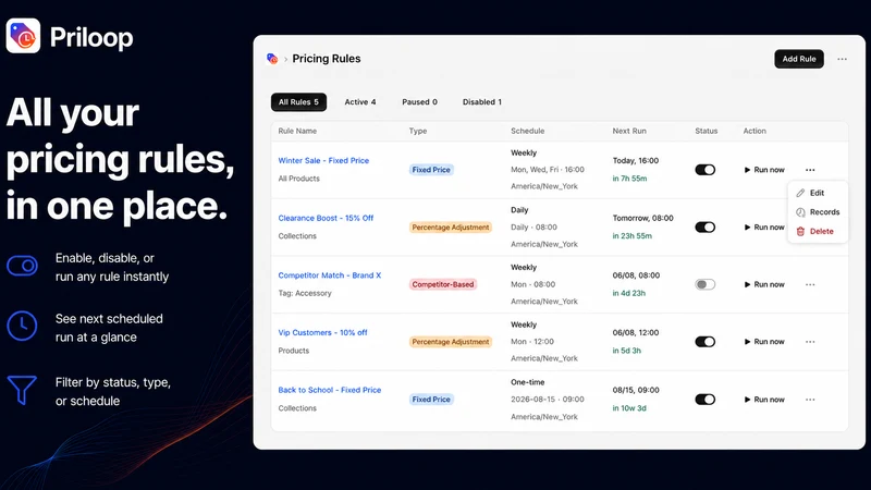 Priloop: Pricing Automation
