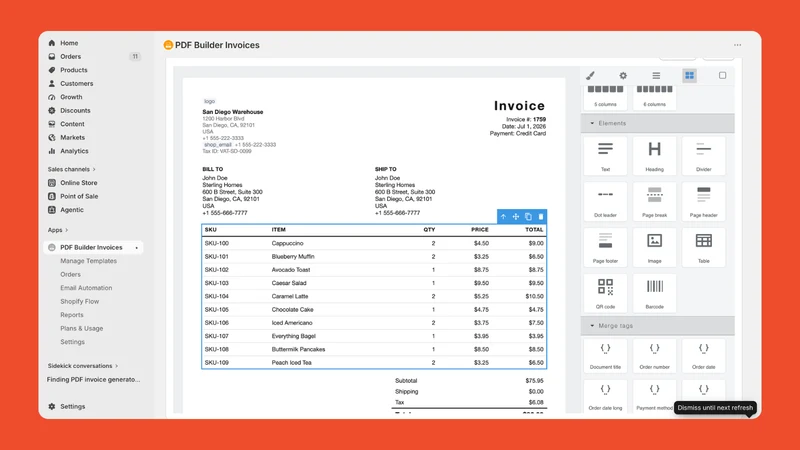 YeePDF: PDF Builder Invoices