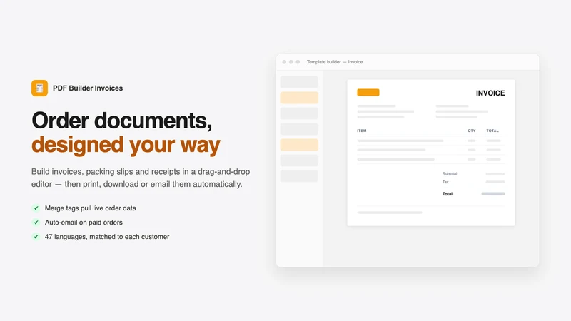 YeePDF: PDF Builder Invoices
