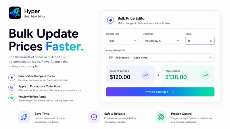 Hyper Bulk Price Editor