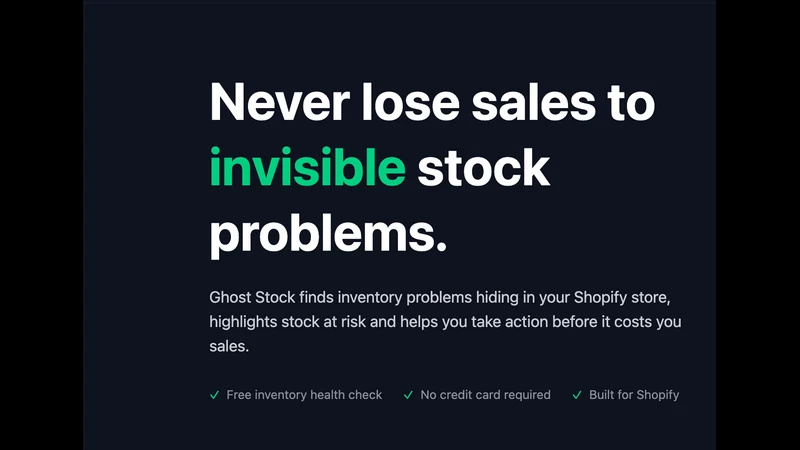 Ghost Stock