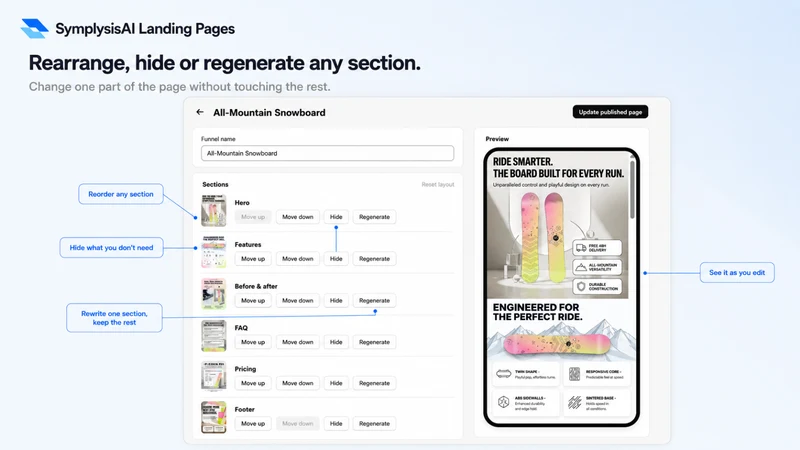 SymplysisAI Landing Pages