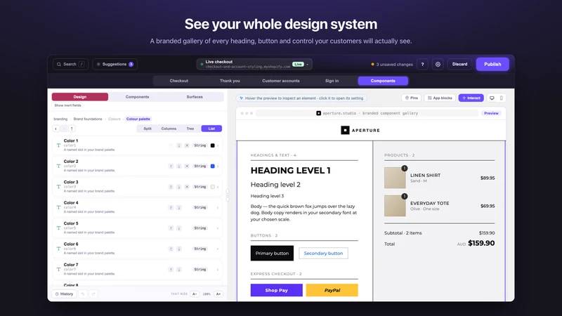Super Checkout: Brand Styler