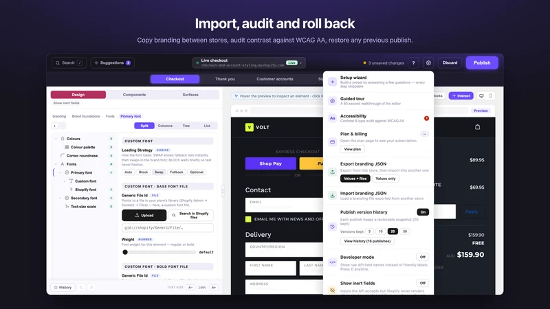 Super Checkout: Brand Styler