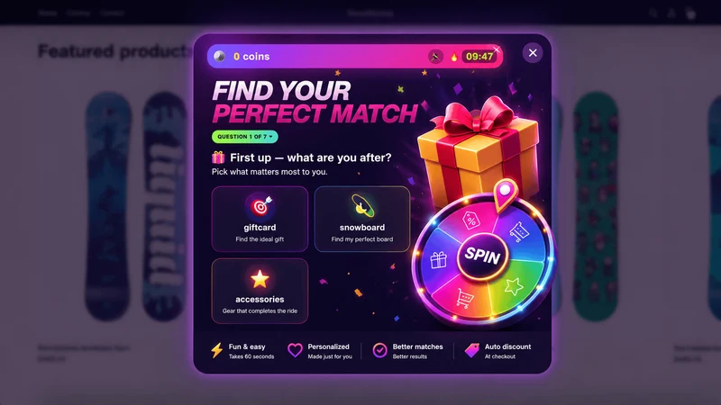 Quizzo ‑ Product Quiz & Bundle