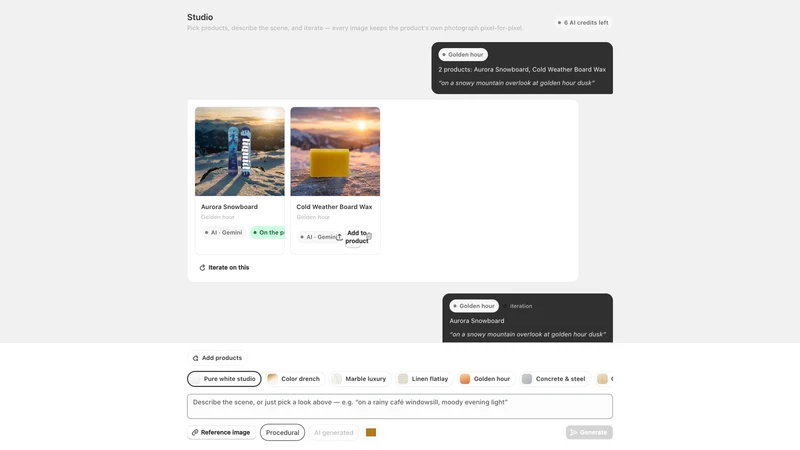 Plinth: AI Product Photos