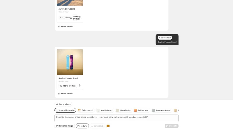 Plinth: AI Product Photos