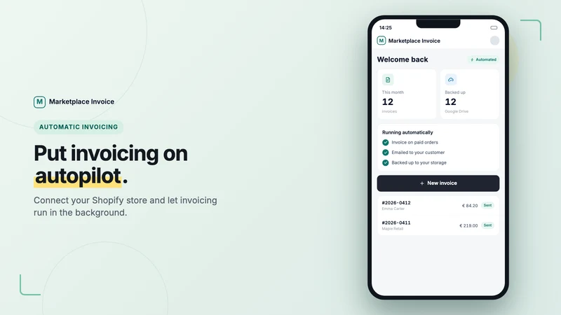 Marketplace Invoice