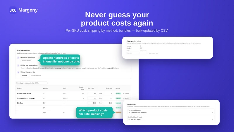 Margeny ‑ Profit Analytics