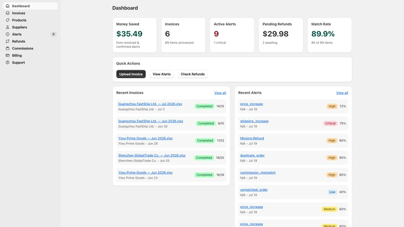 Supplier Trust — Invoice Audit