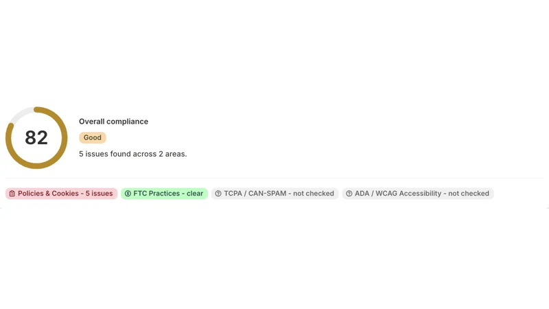 StoreHQ: Compliance Scanner