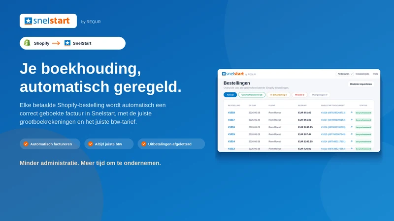 Snelstart bookkeeping