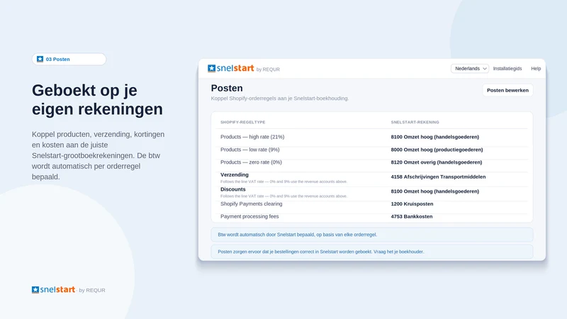 Snelstart bookkeeping