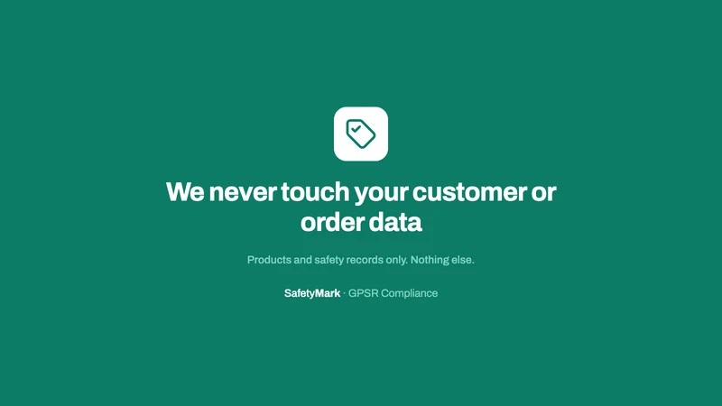 SafetyMark: GPSR Compliance