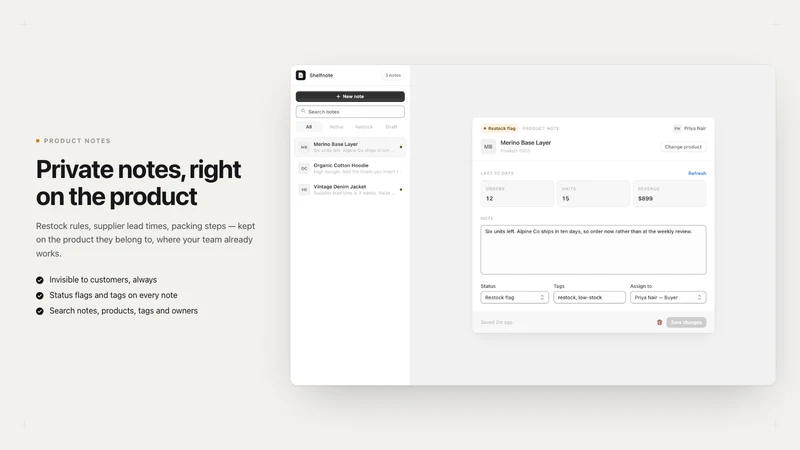 Shelfnote