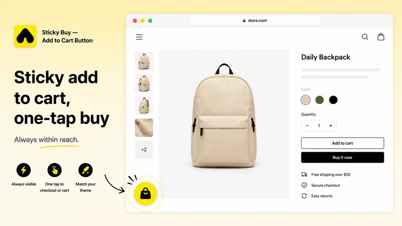 Madgic Sticky Add To Cart