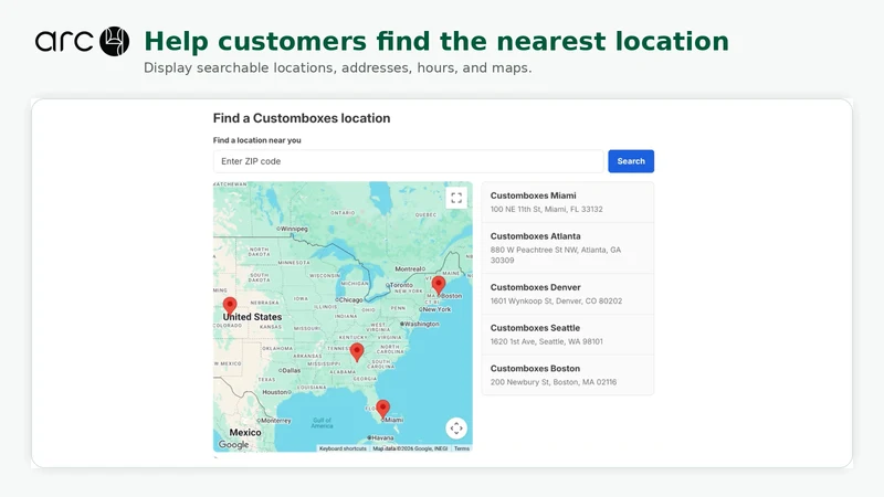 Arc4 Google Business Sync