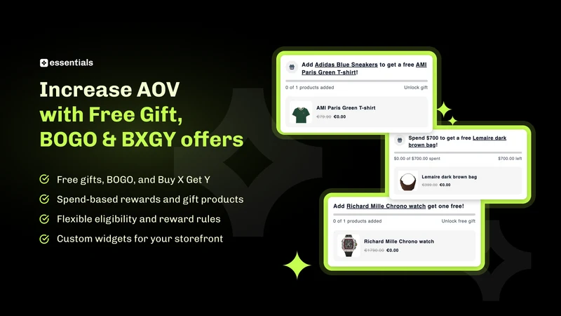 Essential Free Gift BOGO BXGY