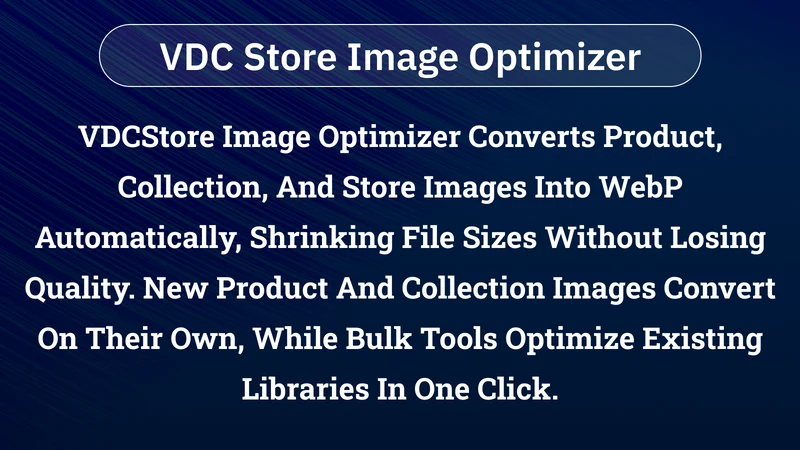 VDCStore Image Optimizer