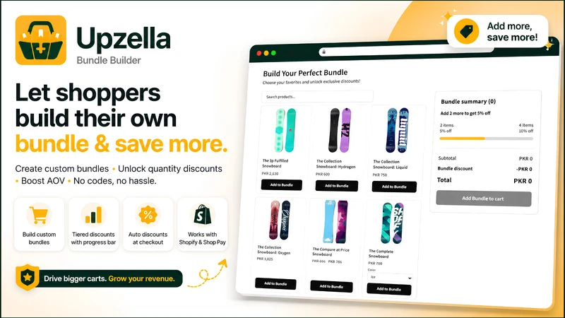 Upzella: Bundle Builder