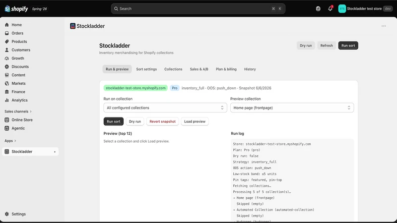 Stockladder