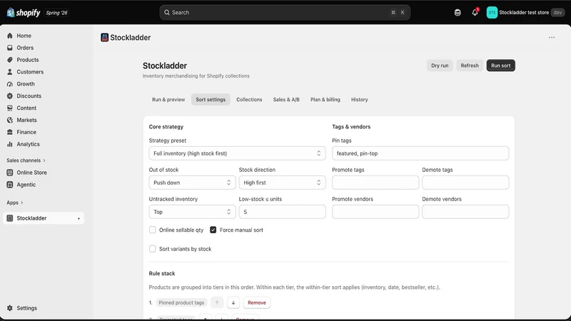 Stockladder