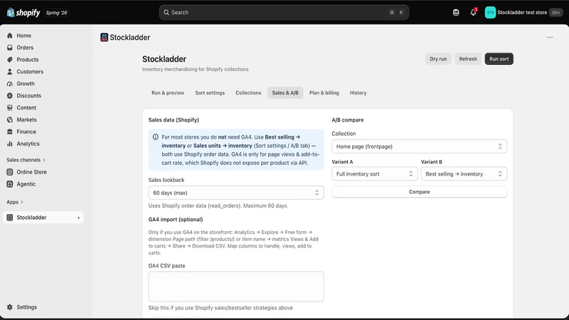 Stockladder