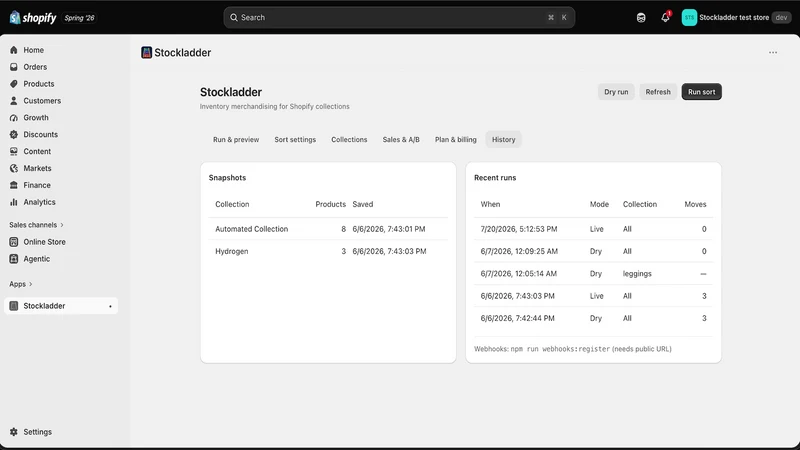 Stockladder