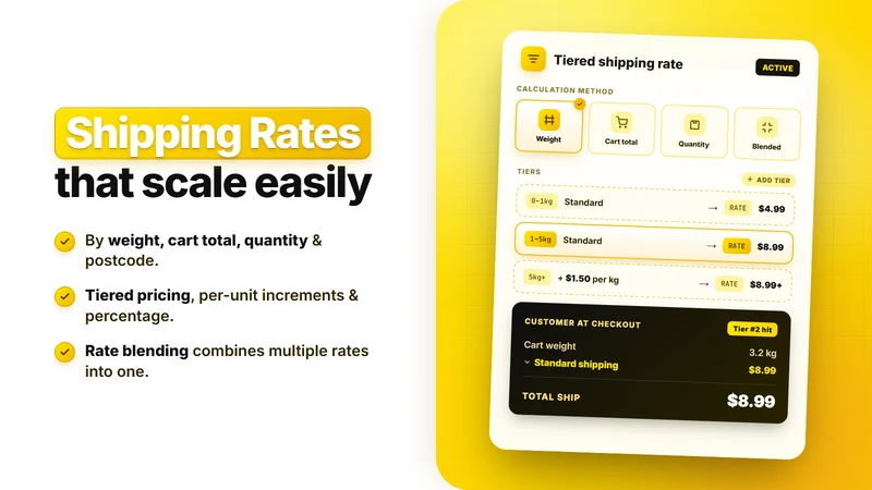 SMART Shipping Rates & Rules