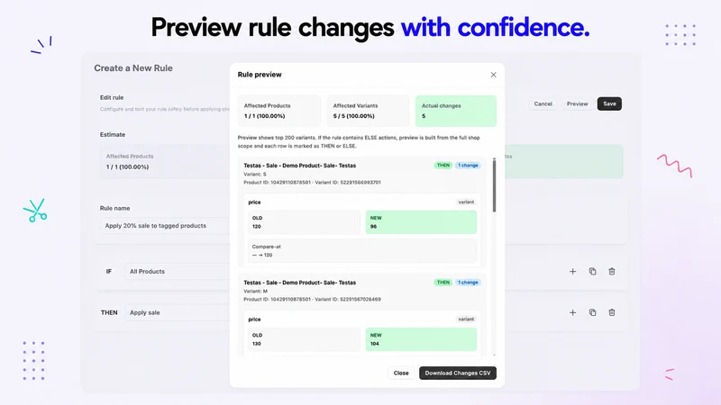 Smart Product Rules