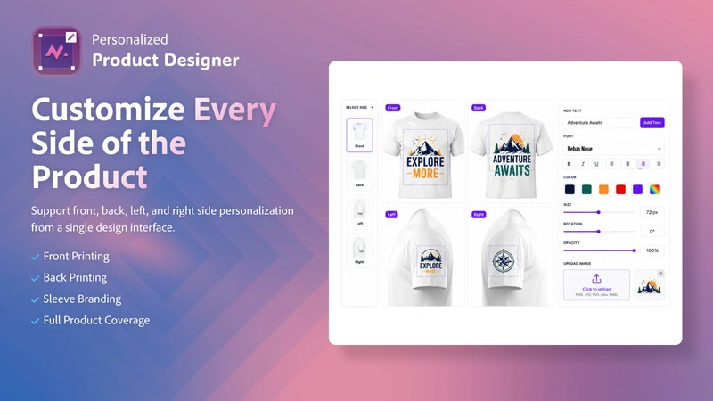 Personalized Product Print
